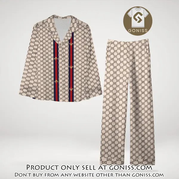 Trending luxury gc satin pajama set pjs1068 gn1221135